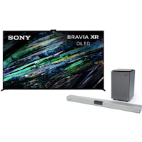 Sony 65 BRAVIA XR A95L QD-OLED 4K HDR Google TV (2023) + Schultz S-900X 2.1ch Bluetooth Home Theatre Soundbar System and Wireless Subwoofer